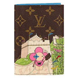 Louis Vuitton Animación de Navidad de portada de pasaporte LV Multicolor