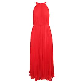 Ted Baker Robe élégante plissée rouge Rouge
