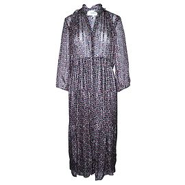 Ba&Sh Abito oversize con stampa multicolore Altro