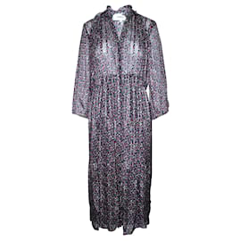 Ba&Sh Vestido extragrande con estampado multicolor Otro