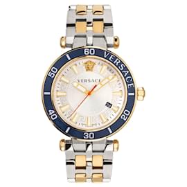 Versace-Greca Sport Bracelet Watch-Silvery,Metallic