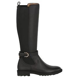 Salvatore Ferragamo Botas de cuero Furseo Negro