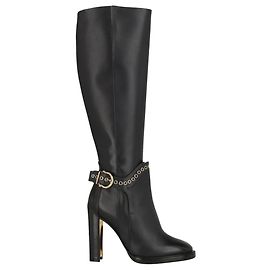 Salvatore Ferragamo Stivale al ginocchio in pelle Nadix Nero