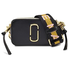 Marc Jacobs Snapshot in pelle di vitello New Black Multi Nero