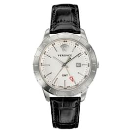 Versace-Univers Watch-Silvery,Metallic