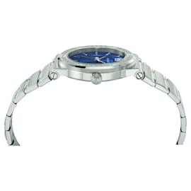 Versace-Greca Logo Bracelet Watch-Silvery,Metallic