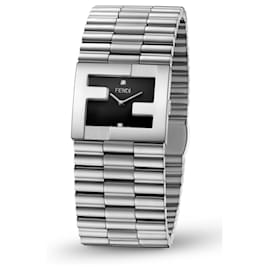 Fendi-Fendimania Diamond Watch-Silvery,Metallic