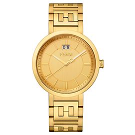 Forever Fendi Watch Dourado Metálico