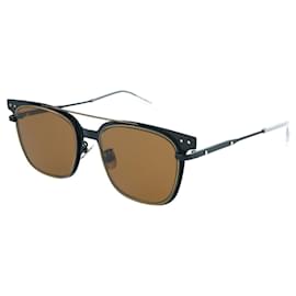 Bottega Veneta-Sonnenbrille mit eckigem Rahmen-Schwarz