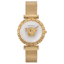 Versace-Palazzo Empire Greca Mesh Watch-Golden,Metallic