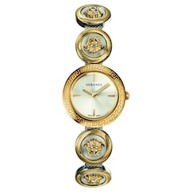 Versace-Medusa Stud Icon Bracelet Watch-Golden,Metallic