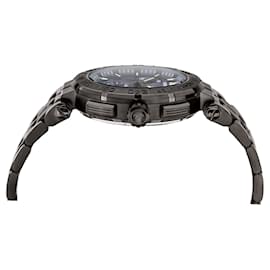 Versace-Greca Chrono Bracelet Watch-Black