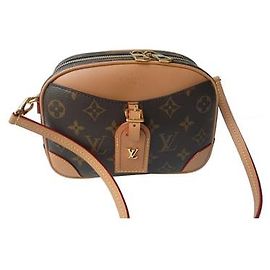 LOUIS VUITTON Mini Deauville novo com caixa e bolsa Marrom