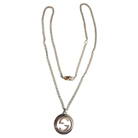 Gucci-Lange GG-Halskette in Silber 925-Silber