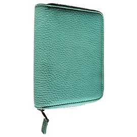 Tiffany & Co Portafoglio in pelle Tiffany Blu