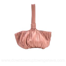 Bolsa Max Mara Ketty em couro napa rosa antigo plissado Outro