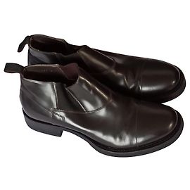 Prada Stiefel aus braunem Leder Braun