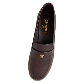 Mocasines Chanel Métiers d'Art Burdeos