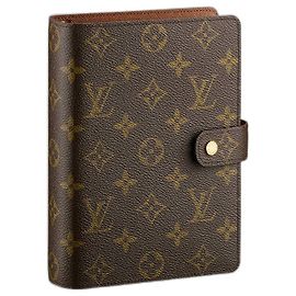 Louis Vuitton Copertina agenda media LV Marrone