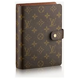 Louis Vuitton-LV medium agenda cover-Brown