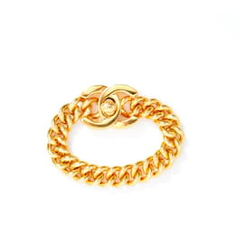 Chanel-95A GOLDEN CC TURNLOCK-Dourado