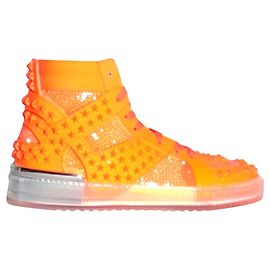 Philipp Plein HIGH TOP STAR SNEAKER Orange
