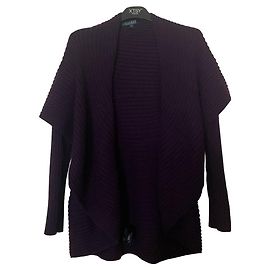 Cárdigan Ralph Lauren de algodón morado M Morado oscuro