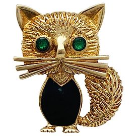 Autre Marque Pin "Cat" de Van Cleef & Arpels en oro y esmalte. Otro