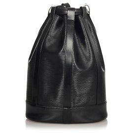 Louis Vuitton Negro Epi Randonnee PM Negro