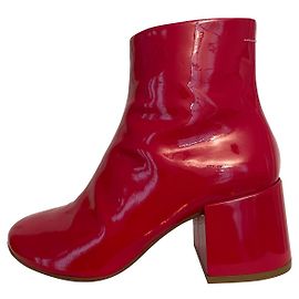 Mm6 Bottines Rouge
