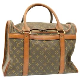Louis Vuitton-LOUIS VUITTON Monogram Sac Chaussures Boston Bag Vintage M41924 LV Auth nh127-Brown