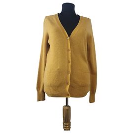 Autre Marque Linea Firenze Kaschmir Cardigan Senfgelb M Gelb