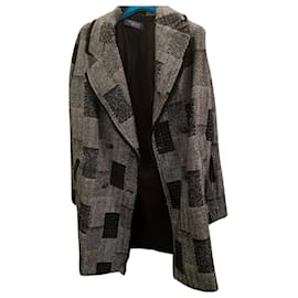 Trussardi-Coats, Outerwear-Black