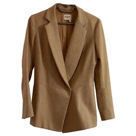Yves Saint Laurent Wool Jacket Beige Beige