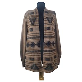 Weekend Max Mara Strickwaren Braun Mehrfarben