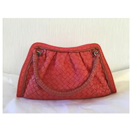 Bottega Veneta-Bottega Veneta Intrecciato Handtasche-Pink