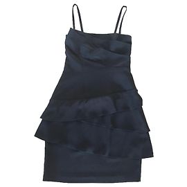 robe bustier crêpe polyester noir Pinko T. 36 ( 40 IT) Noir
