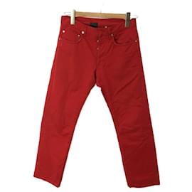 Dior-[Gebraucht] Dior HOMME 05SS / Eddie-Zeit / 5EH1011450 / Enge Hosen / 27 / Baumwolle / ROT [Herrenbekleidung]-Rot