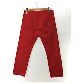 Dior-[Gebraucht] Dior HOMME 05SS / Eddie-Zeit / 5EH1011450 / Enge Hosen / 27 / Baumwolle / ROT [Herrenbekleidung]-Rot