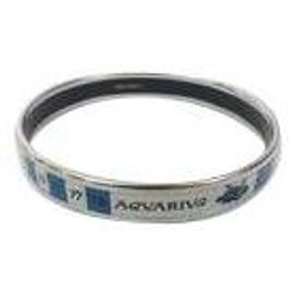 Pulsera Hermès Aquarius de acero plata Hardware de plata