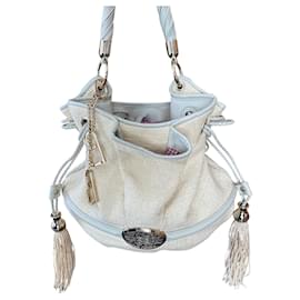 Lancel Luxury handbag Eggshell
