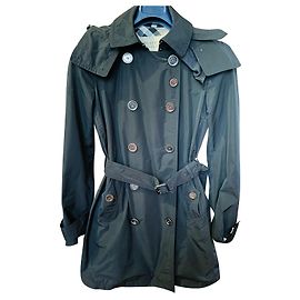 Burberry Brit Trench con cappuccio staccabile Nero