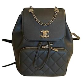 Chanel-Chanel Backpack-Black