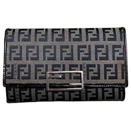 Fendi-[Used] FENDI wallet-Brown,Black