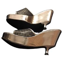 Fendi-[Used] FENDI sandals-Silvery