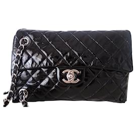 Chanel-Chanel Classic Tasche verkehrt herum-Schwarz