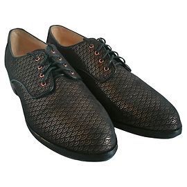 Derbies Mellow Yellow Black Metallic