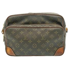 Louis Vuitton-LOUIS VUITTON Monogram Nile Shoulder Bag M45244 LV Auth th1740-Brown