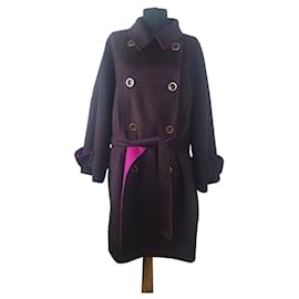 Escada-Coats, Outerwear-Purple,Dark purple