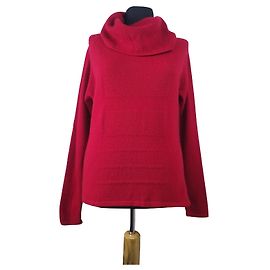 Autre Marque Polo de cachemira rojo Roja